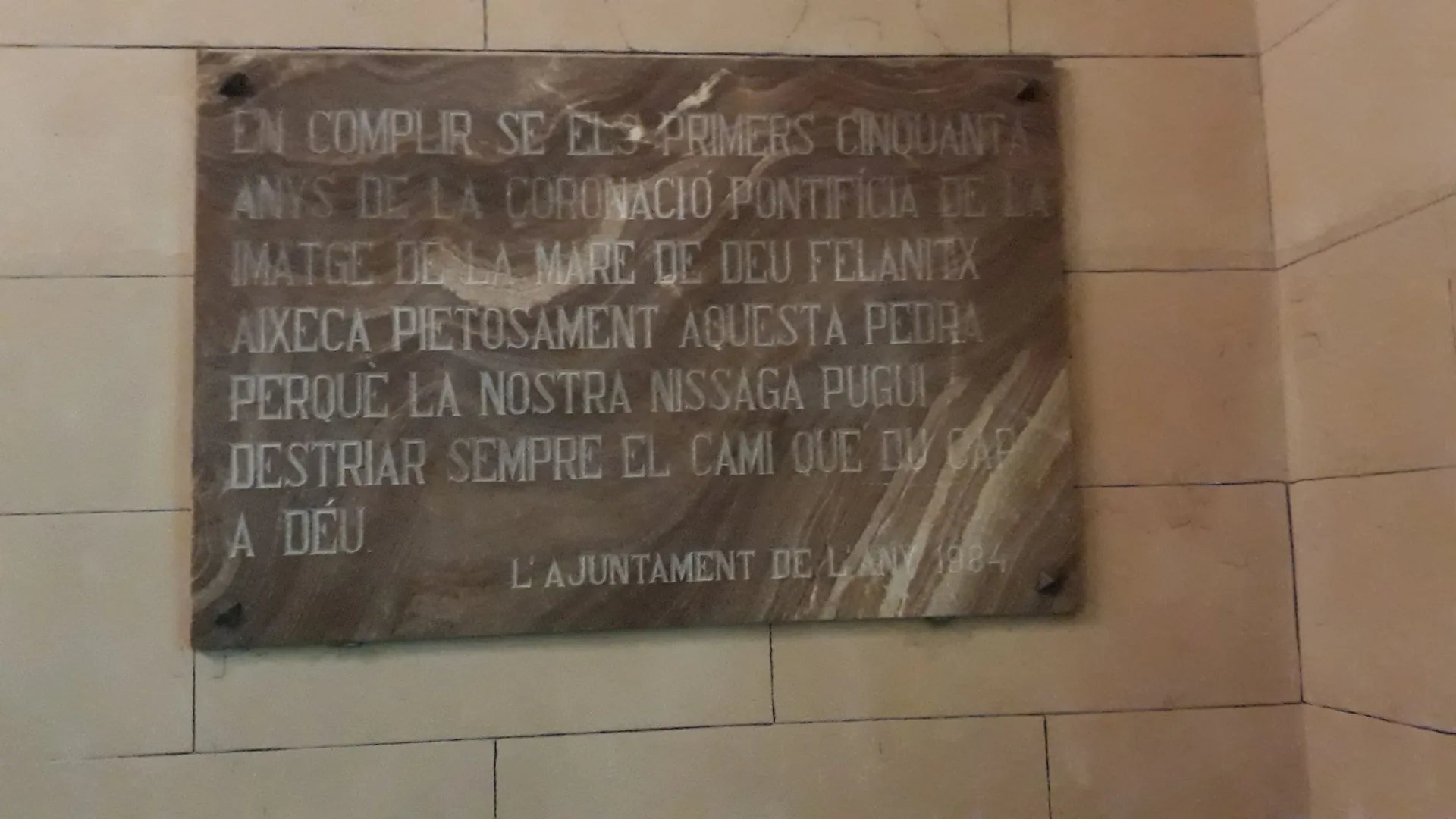 Mallorca-Sant Salvador-Convent-Inscription-03E